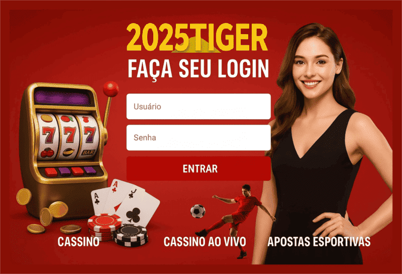 Criar uma nova Conta no plataforma 2025TIGER